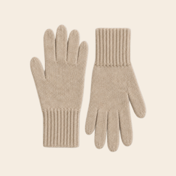 The Knitwit Stable Handschuhe 'Amstel' Wolle- beige melange