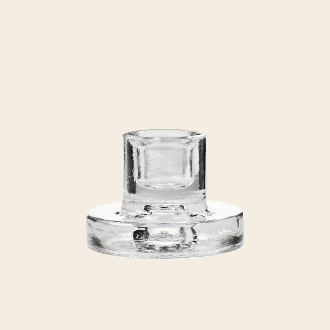 IBLaursen taperkandelaar 'Ljus' - glas