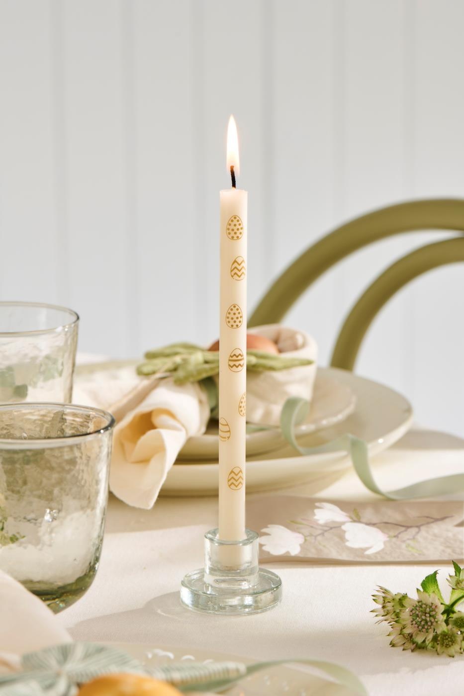 IBLaursen taperkandelaar 'Ljus' - glas