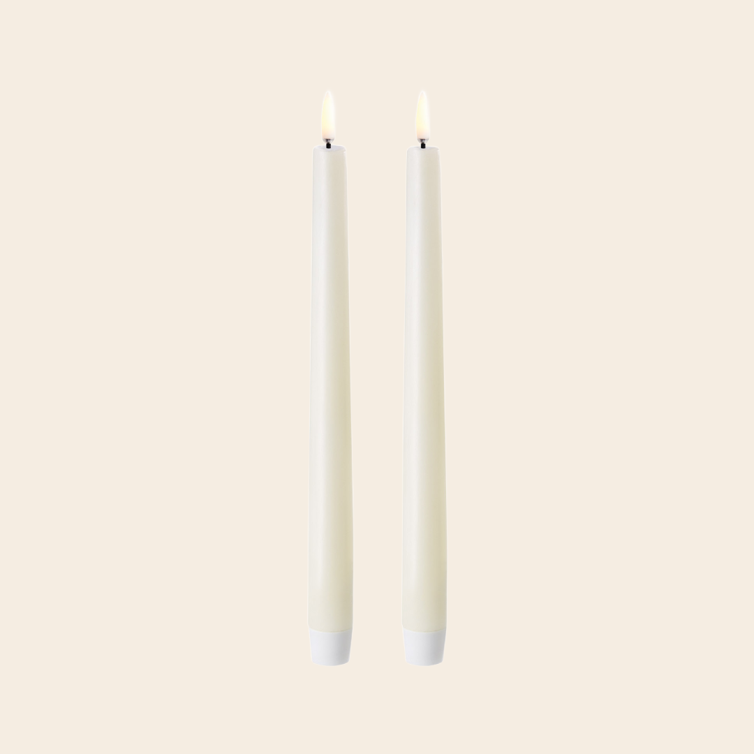 Uyuni set/2 LED-Tischkerze – 25 cm