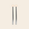 Uyuni set of 2 LED dinner candles – silver
