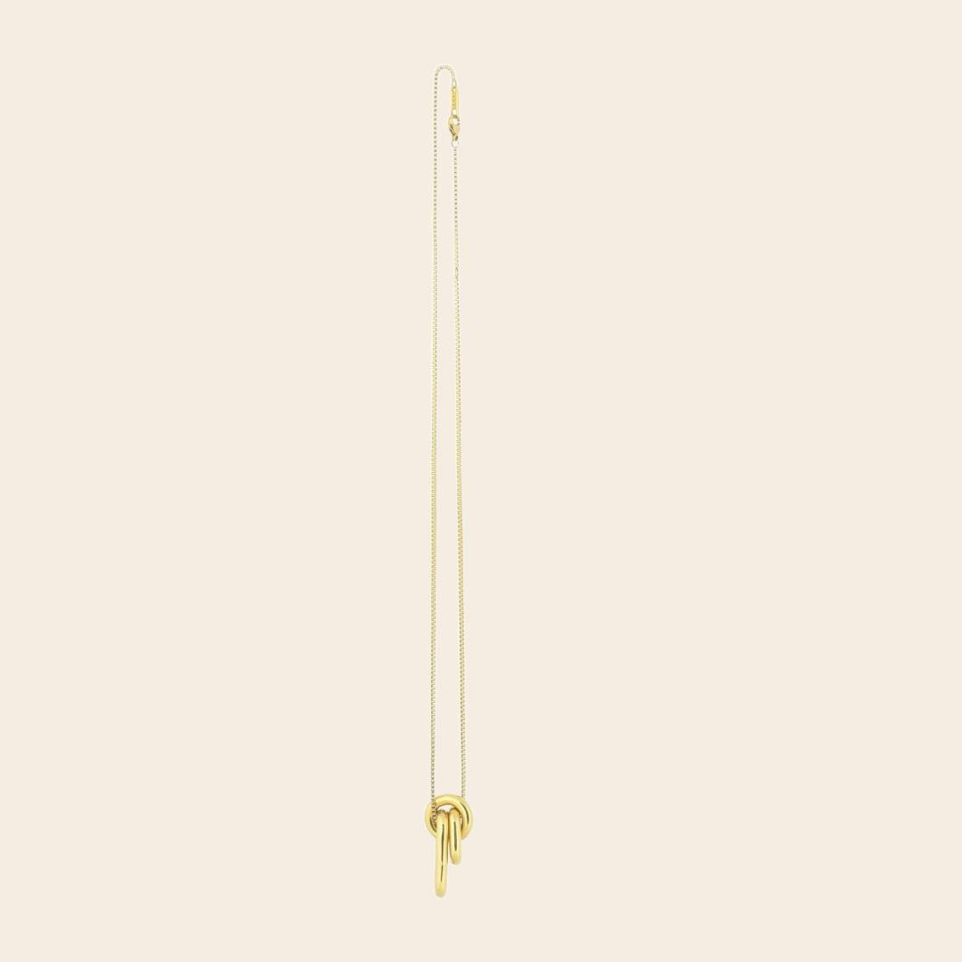 Bandhu ketting 'Linked' goldplated