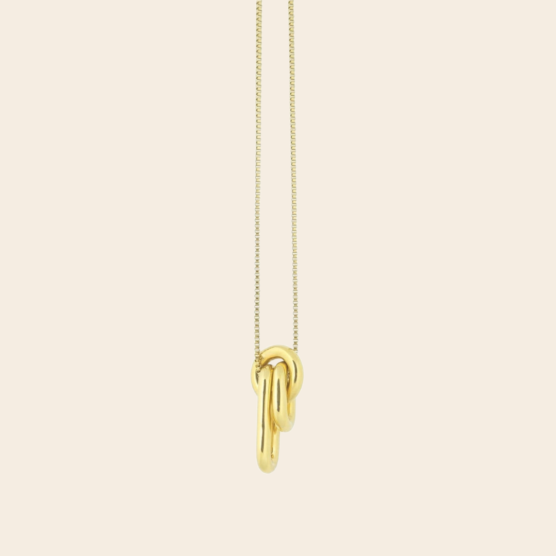Bandhu ketting 'Linked' goldplated