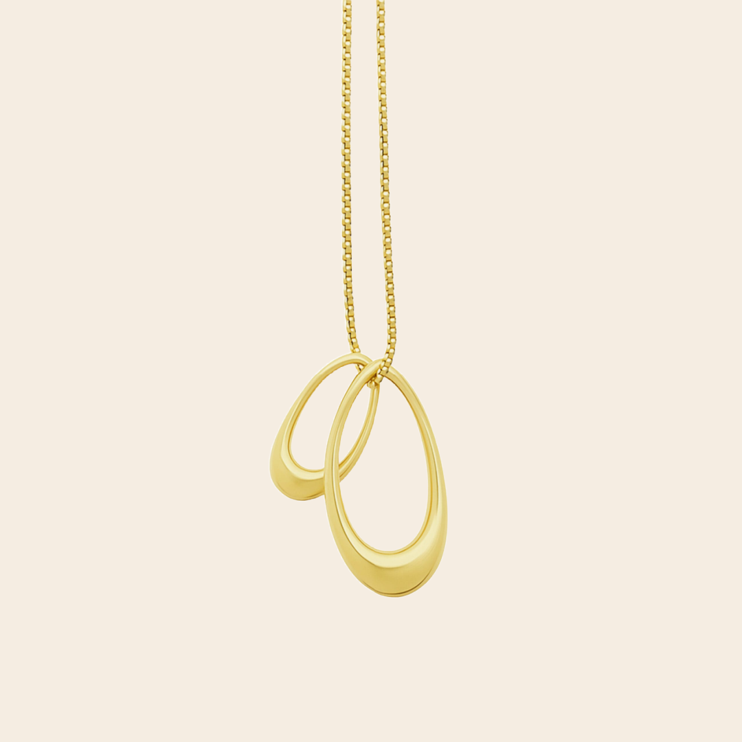 Bandhu ketting 'Loop' goldplated