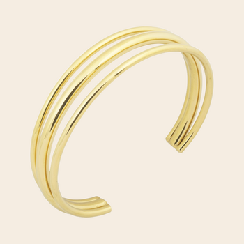 Bandhu armband 'Triune' goldplated