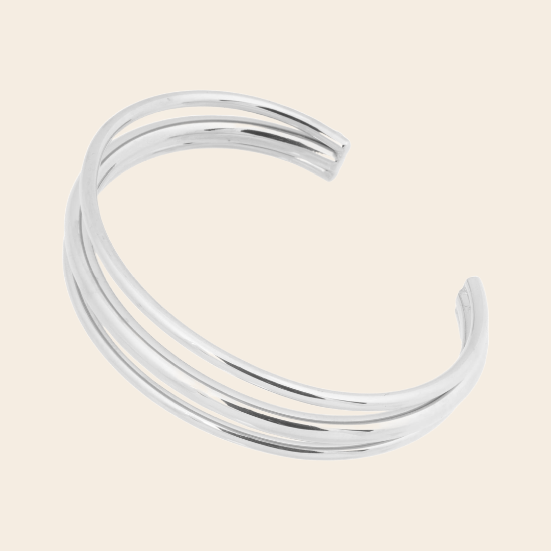Bandhu armband 'Triune' rvs