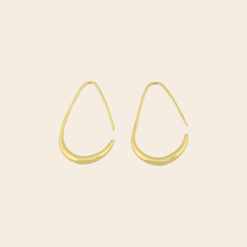 Bandhu Ohrringe 'Teardrops' goldplated