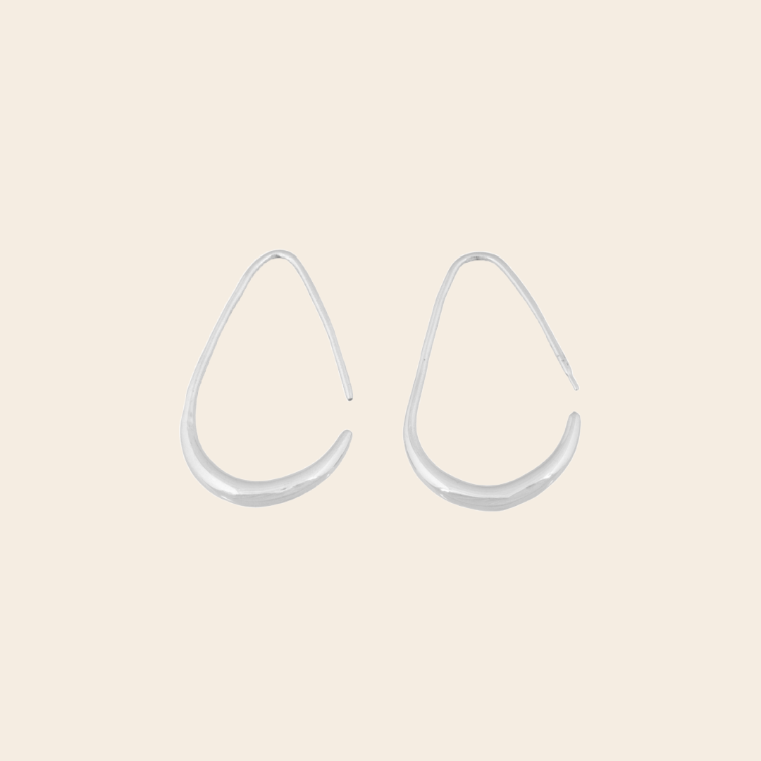 Bandhu oorbellen 'Teardrops' rvs