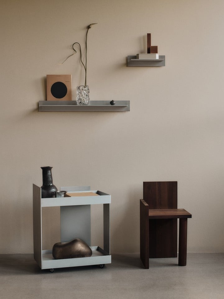 Ferm Living stoel / tafel 'Uta' - pine