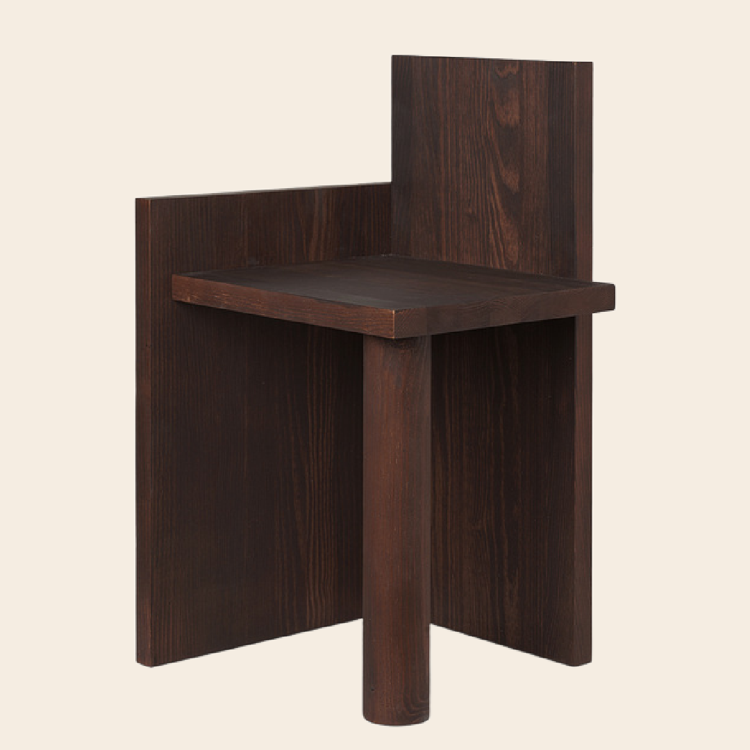Ferm Living stoel / tafel 'Uta' - pine