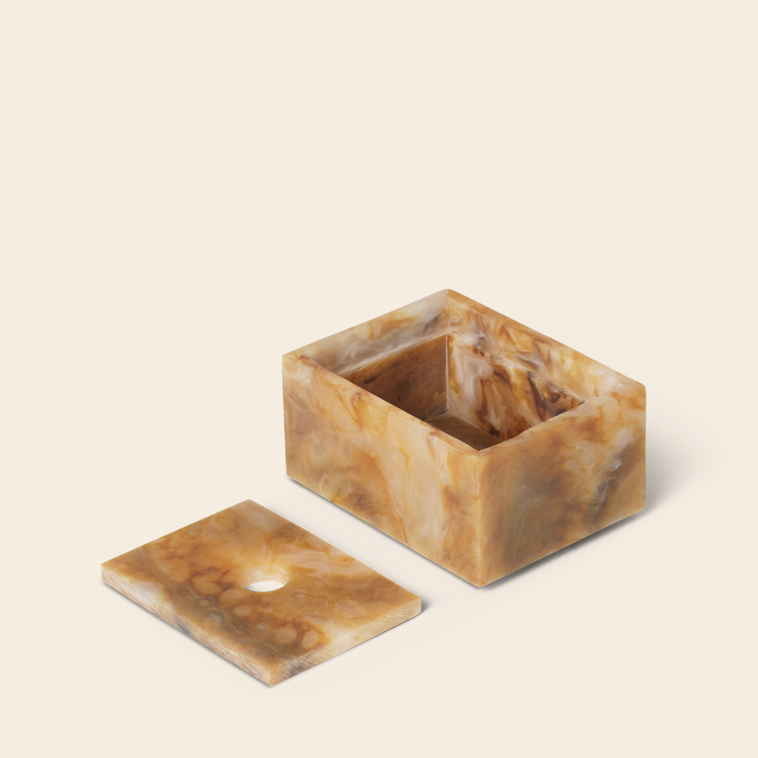 Ferm Living box 'Mist' hars - kelp