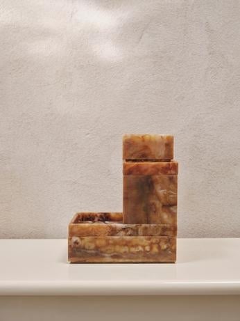 Ferm Living box 'Mist' hars - kelp