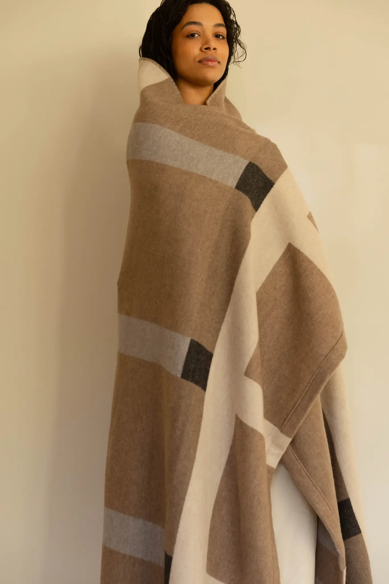 Lapuan Kankurit Decke 'Ruusa' - Merino Wolle