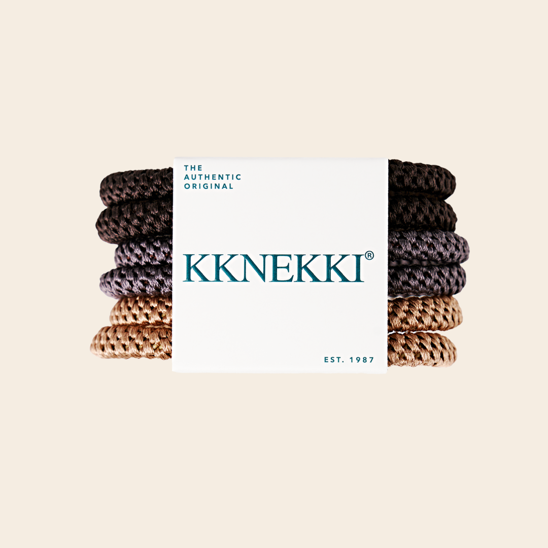 KKnekki set/6 haarelastieken slim - autumn