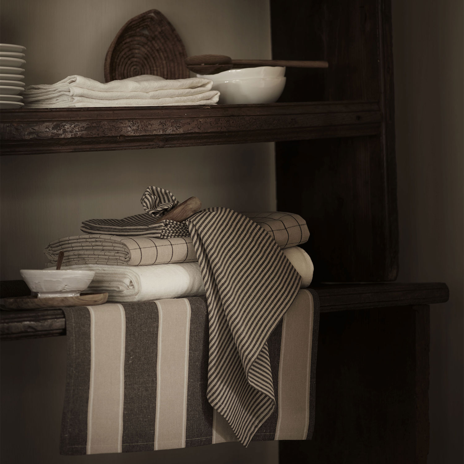TineK Home tafelkleed 140 x 360cm - recycled katoen