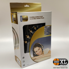 Professionele Interlink Gold Plated Audio RCA Kabels | Nieuw