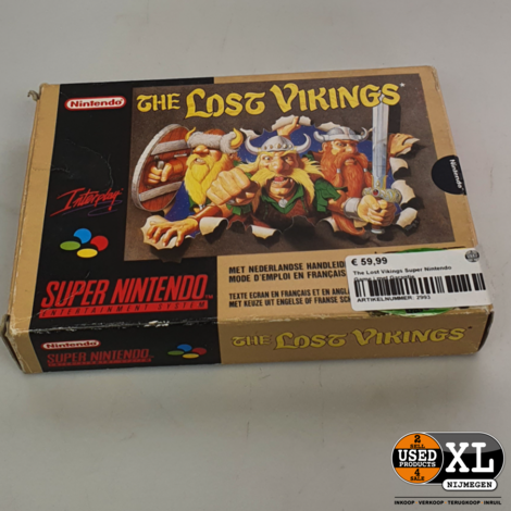 The Lost Vikings Super Nintendo Game | met Garantie
