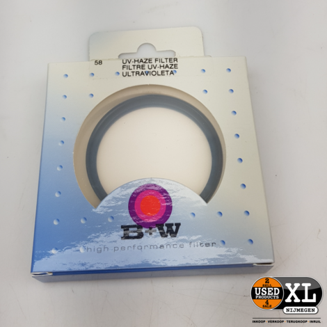 B+W UV Filter 010 voor Camera | Nieuw in Doos