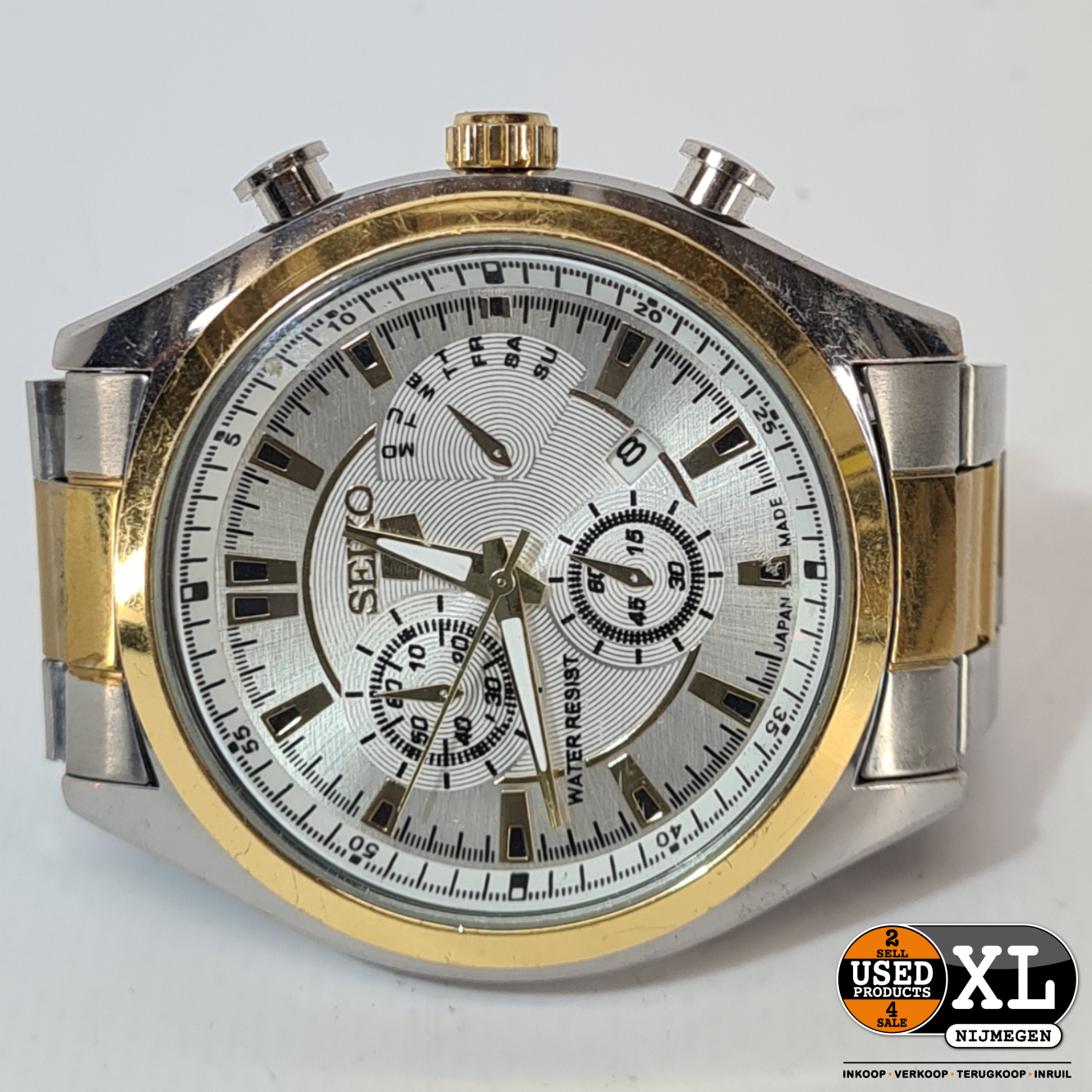 Seiko Analoge Goud/Zilver Heren Horloge | Nette Staat - Used Products  Nijmegen XL