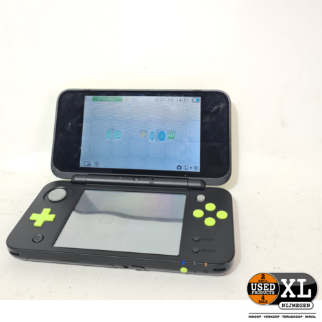 Nintendo 2DS XL Lime Groen met Opbergtas en Games | Nette Staat