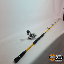 Black Cat Vertical LS Hengel 180 cm en Penn Battle DX 4000 Vismolen | Nette Staat