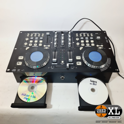 US Blaster USB 7337 Dubbel CD + DJ Mixer | Nette Staat