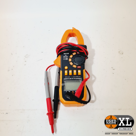 Meterk MK06 Digitale Tang Multimeter met Opberghoes | Nette Staat