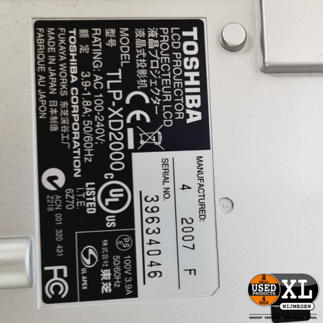 Toshiba Tlp-x2000 Beamer | Nette Staat