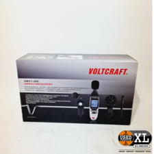 VOLTCRAFT UM5/1 200 Temperatuuradapter -200 - 1372 °C Sensortype K Multifunctionele milieumeter 5-in-1 | Nieuw