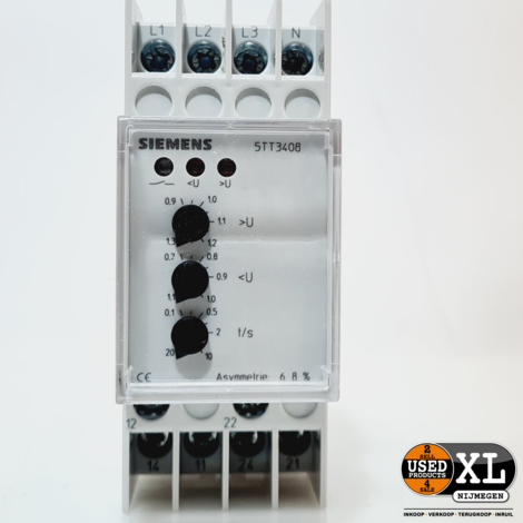 Siemens 5TT3408 Chassis Mount Timer Relay / Spanningsrelais | Nieuw