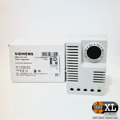 Siemens Hygrostaat 8MR2170-1AF 230 V | Nieuw in Doos