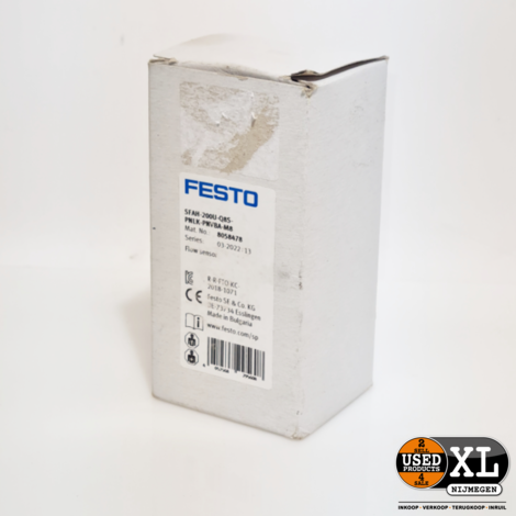 Festo Debietsensor 8058478 | Nieuw in Verpakking