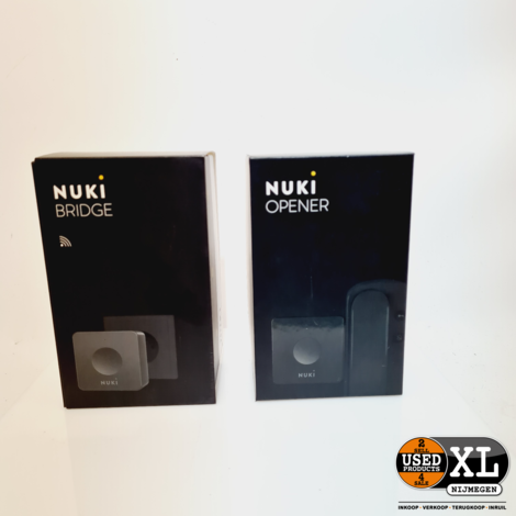 Nuki Bridge + Nuki Opener in doos | Nette staat