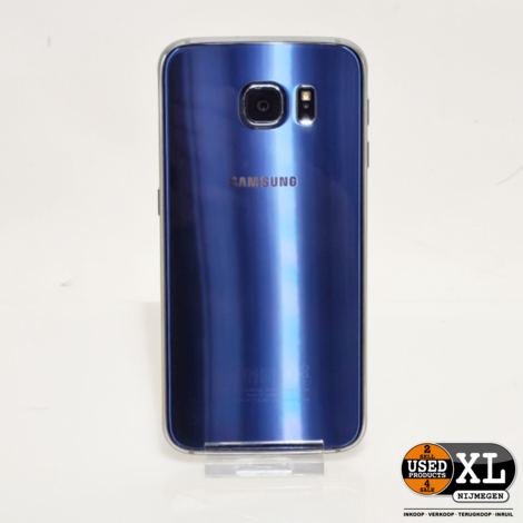 Samsung Galaxy S6 Zwart/blauw glans 32GB | Nette Staat