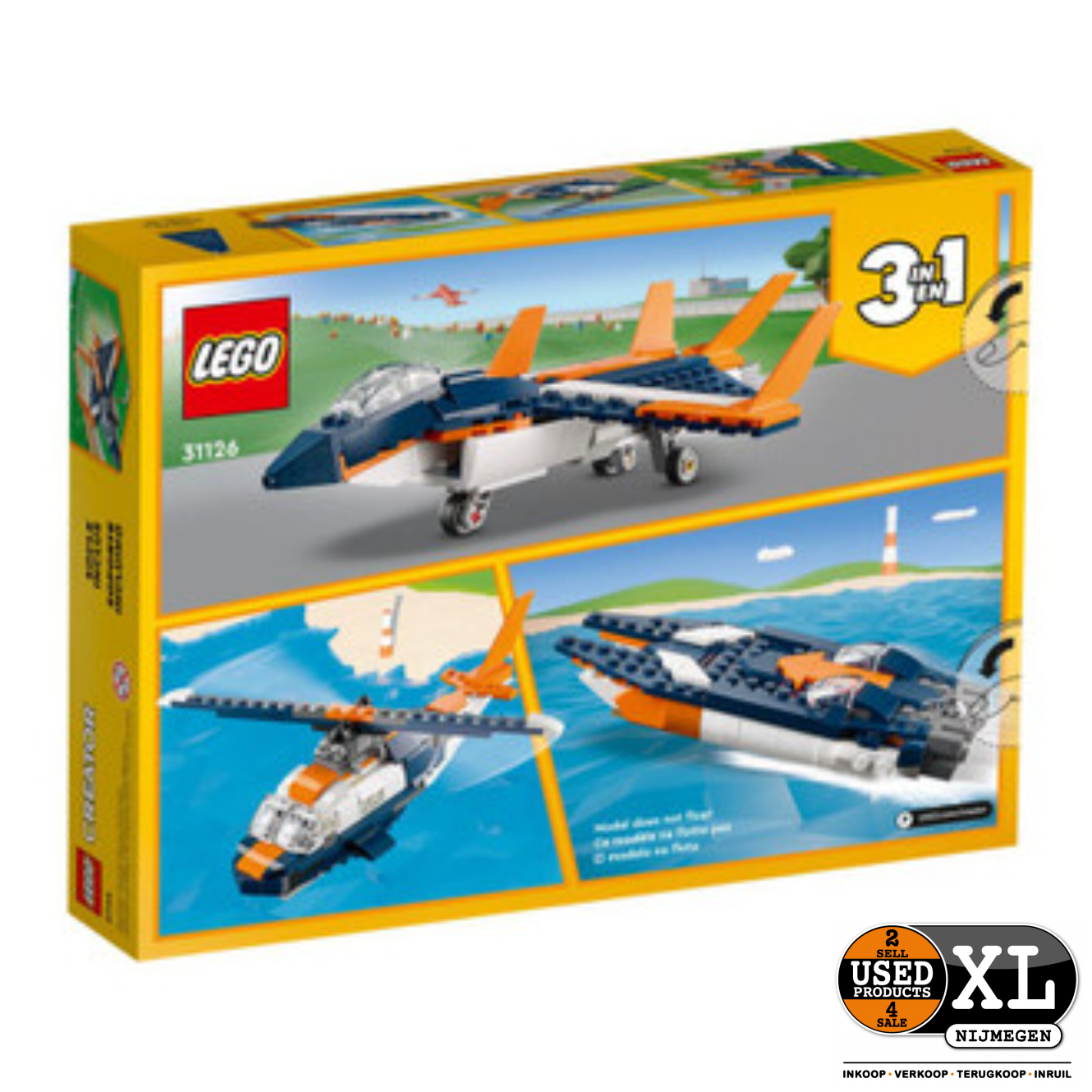 Benadrukken Nadenkend Okkernoot LEGO 31126 Supersonisch Straalvliegtuig | Nieuw in Doos - Used Products  Nijmegen XL