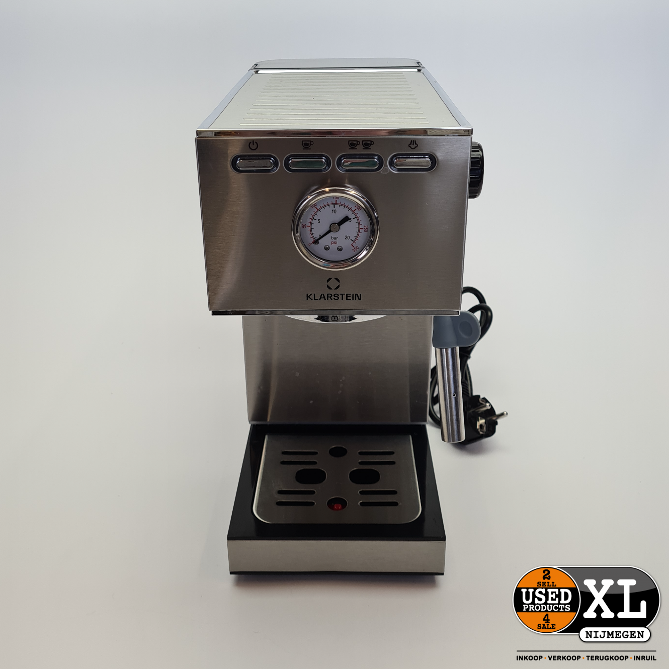 ondersteuning Kruiden Riskant Klarstein Pausa Espressomaker 1,4L Zilver | Nieuwstaat - Used Products  Nijmegen XL