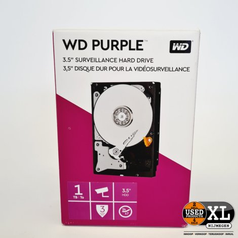 Western Digital Purple WDBGKN0010HNC-ERSN 1TB Harde Schijf | Nette Staat