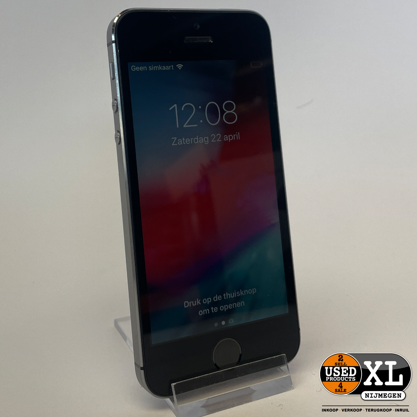 Apple iPhone 5S Zilver/Zwart 16GB | met Garantie - Used Nijmegen XL