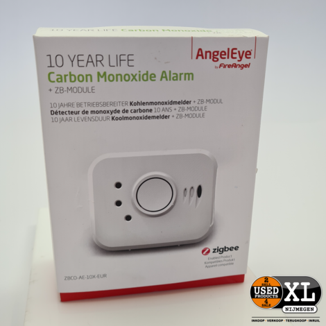 AngelEye ZBCO-AE-10X-EUR Zigbee Carbon Monoxide Alarm | Nieuw