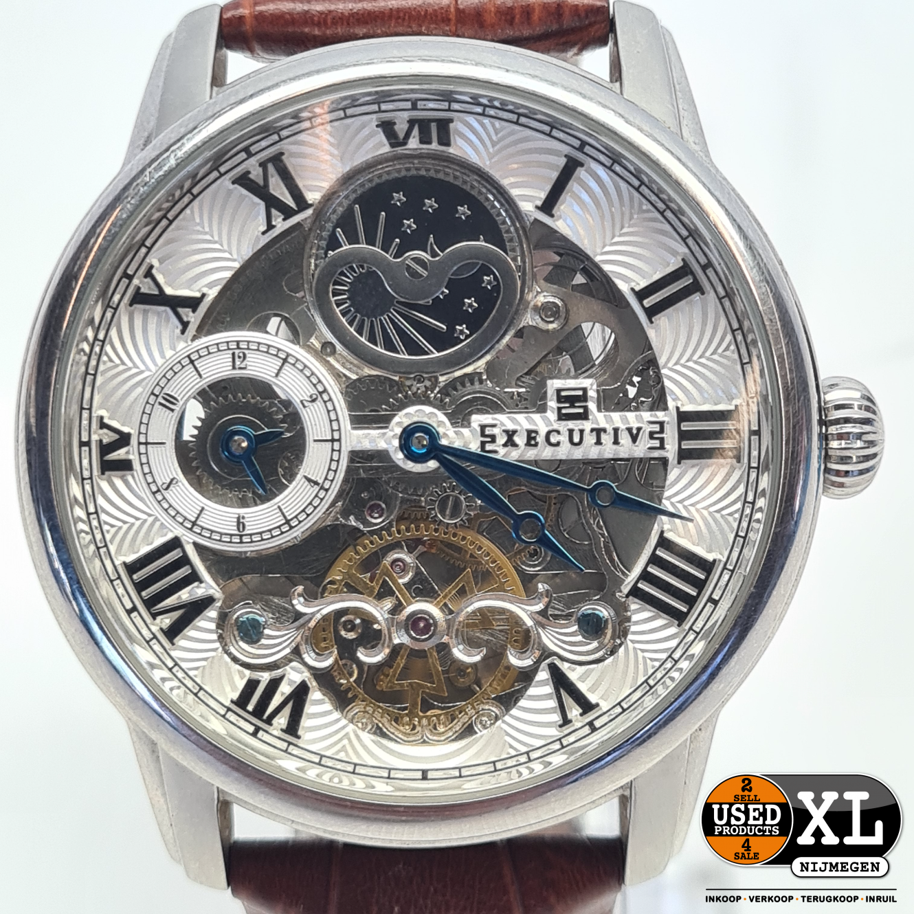 Executive Nicky EX 1012 03 Automaat Heren Horloge Nette Staat