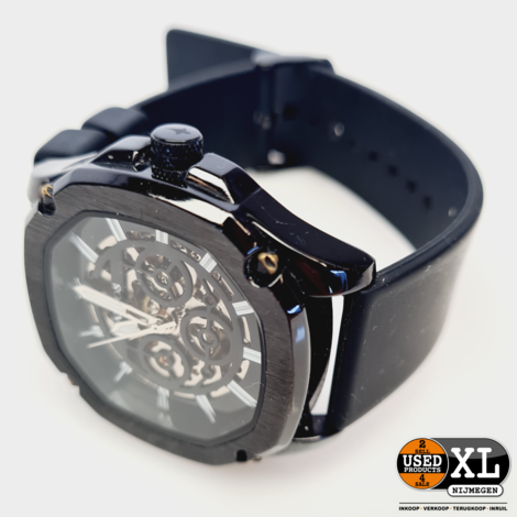 Astos Styx Heren Horloge Automatisch Zwart 40 mm | met Garantie