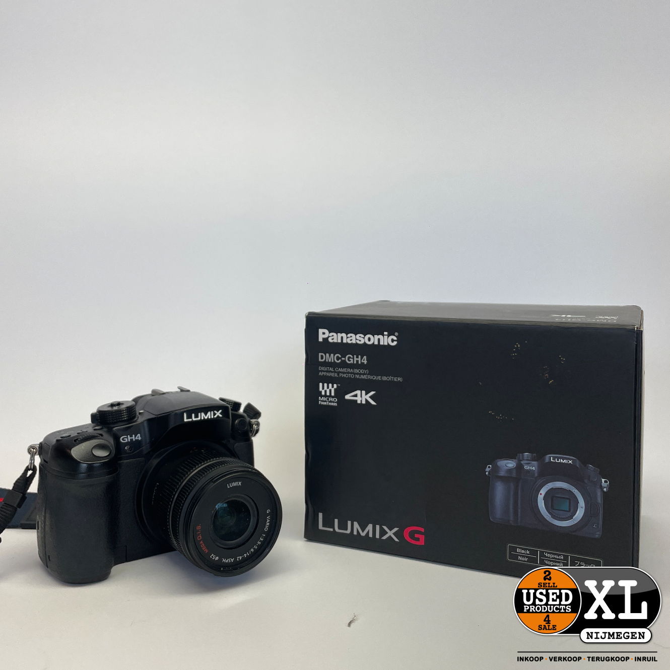 Doctor in de filosofie Bewijs Investeren Panasonic Lumix GH4 Camera 4K met 14-42 mm Lens en Tas | Nette Staat - Used  Products Nijmegen XL