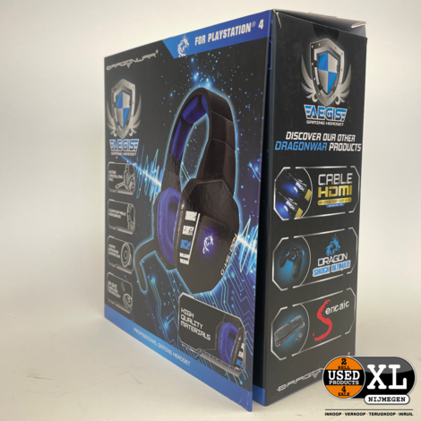 Dragon War YYPS4 Dragwar Wirl Headset in Doos | Nette Staat