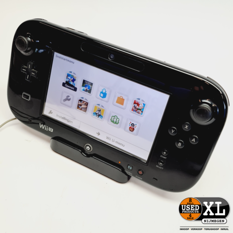 Nintendo Wii U Console Premium Black in Doos met Accessoires | Nette Staat