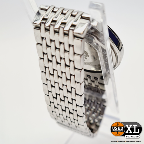 U.S. Polo Assn. Vrouwen Horloge met Diamanten Zilver 39 mm met Opberghoes | Nette Staat