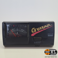 Korg GT-2 Gitaar Stemapparaat Analoge Meter uit de jaren '90 Zwart | Nette Staat