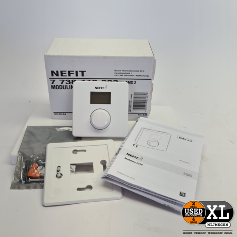 Nefit Moduline 1010 Modulerende Kamerthermostaat 7738112303 in Doos | Nette Staat