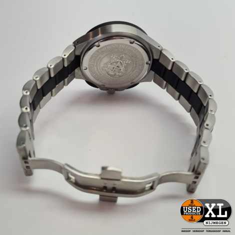 Marc Ecko E20021G1 Heren Horloge Zwart met Zilverkleurig 49mm | Nette Staat