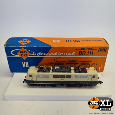 ROCO 4133 BR111-009-7 HO DC DB E-LOK Electric Locomotive l Zeer goede staat