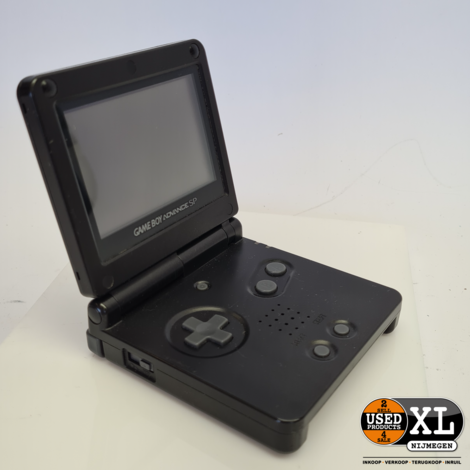 Nintendo Game Boy Advance SP Met Lader en Spel